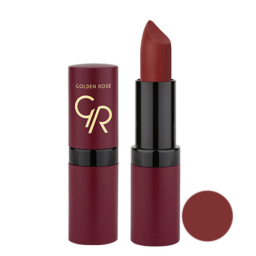 رژ لب جامد مات گلدن رز مدل Velvet Matte