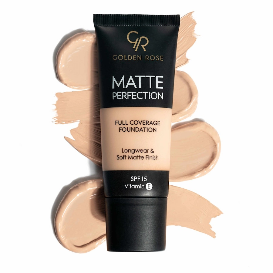 کرم پودر گلدن رز مدل matte perfectionf با SPF 15