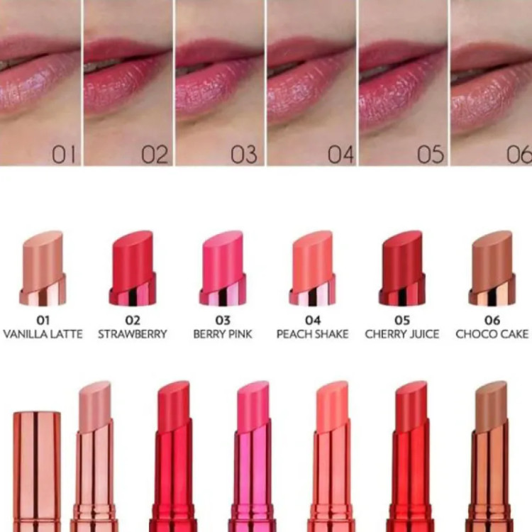 بالم لب رنگی گلدن رز مدل Glow Kiss با محافظت SPF 15 اصلی