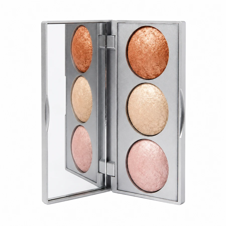 پالت هایلایتر ۳ رنگ گلدن رز مدل Strobing Highlighter اصل در وانی شاپ