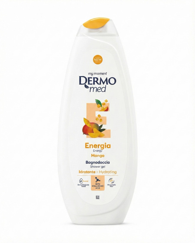 شامپو بدن درمومد انبه 750 میلی لیتر Dermomed Energy Mango