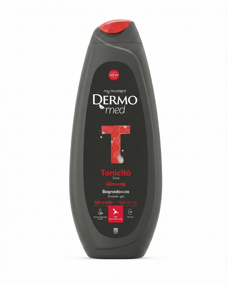 شامپو بدن درمومد جینسینگ 750 میلی لیتر Dermomed Toning