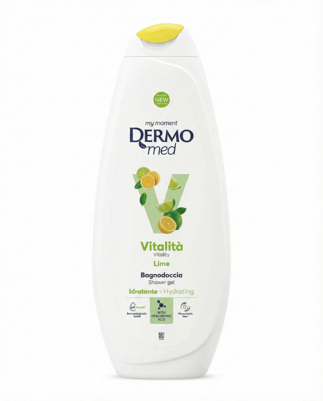 شامپو بدن درمومد لیمو 750 میلی لیتر Dermomed Vitality Lime